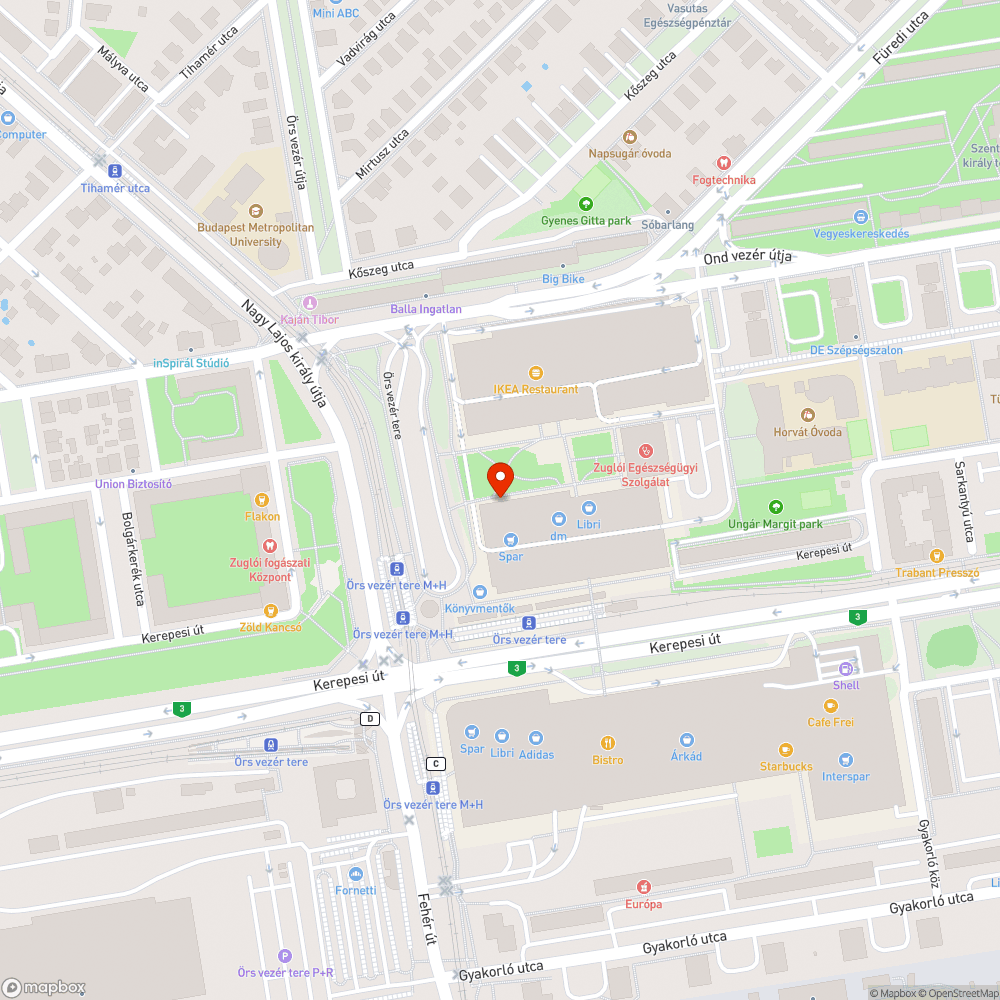 Hibás burkolat bejelentés helye