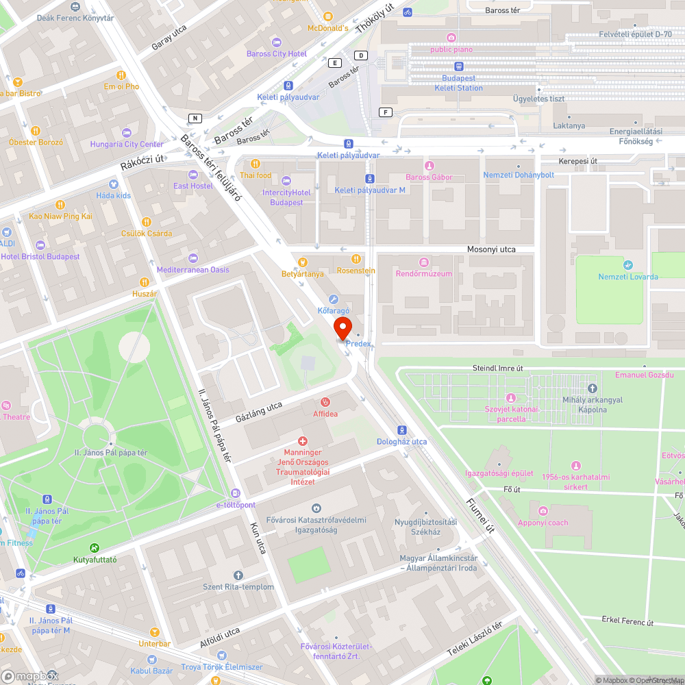 Padka bejelentés helye