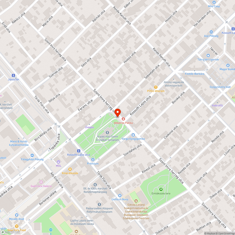 Graffitis váró bejelentés helye