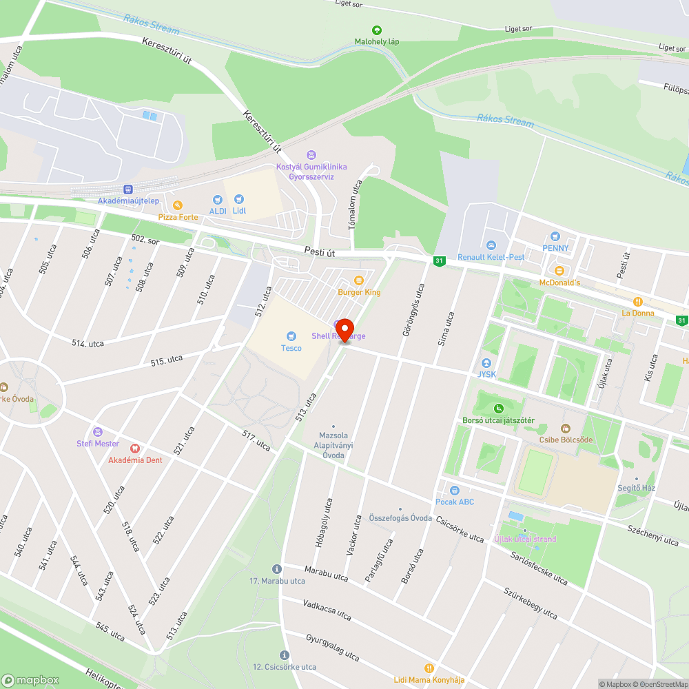 Égig érő gaz... bejelentés helye