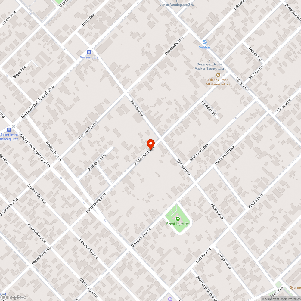 20 cm mély lyuk bejelentés helye