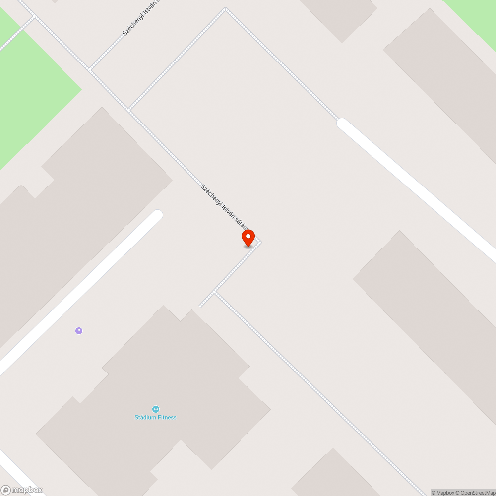 Balesetveszélyes járda a széchenyivárosi parkban bejelentés helye