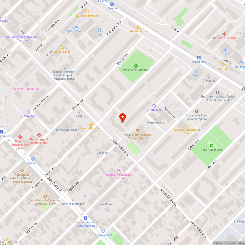 Esőzés után nem tud elfolyni a víz bejelentés helye