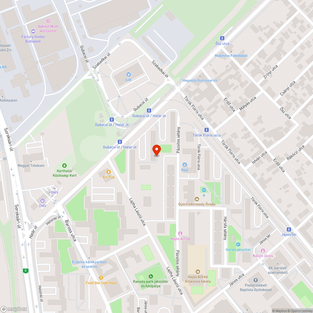 vízfolyás bejelentés helye