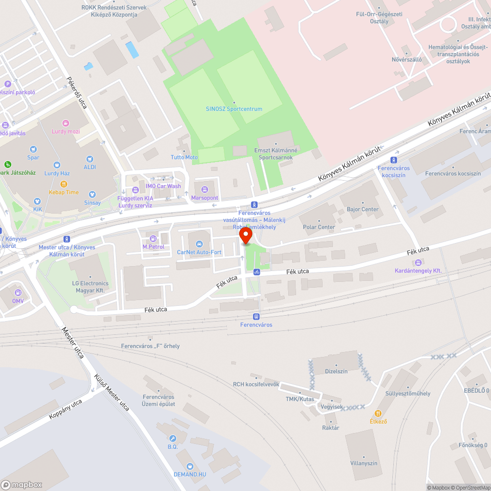 Kismegszakító a járdában bejelentés helye