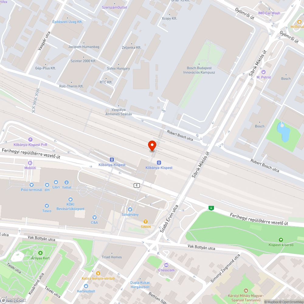 Mozgólépcső irány bejelentés helye