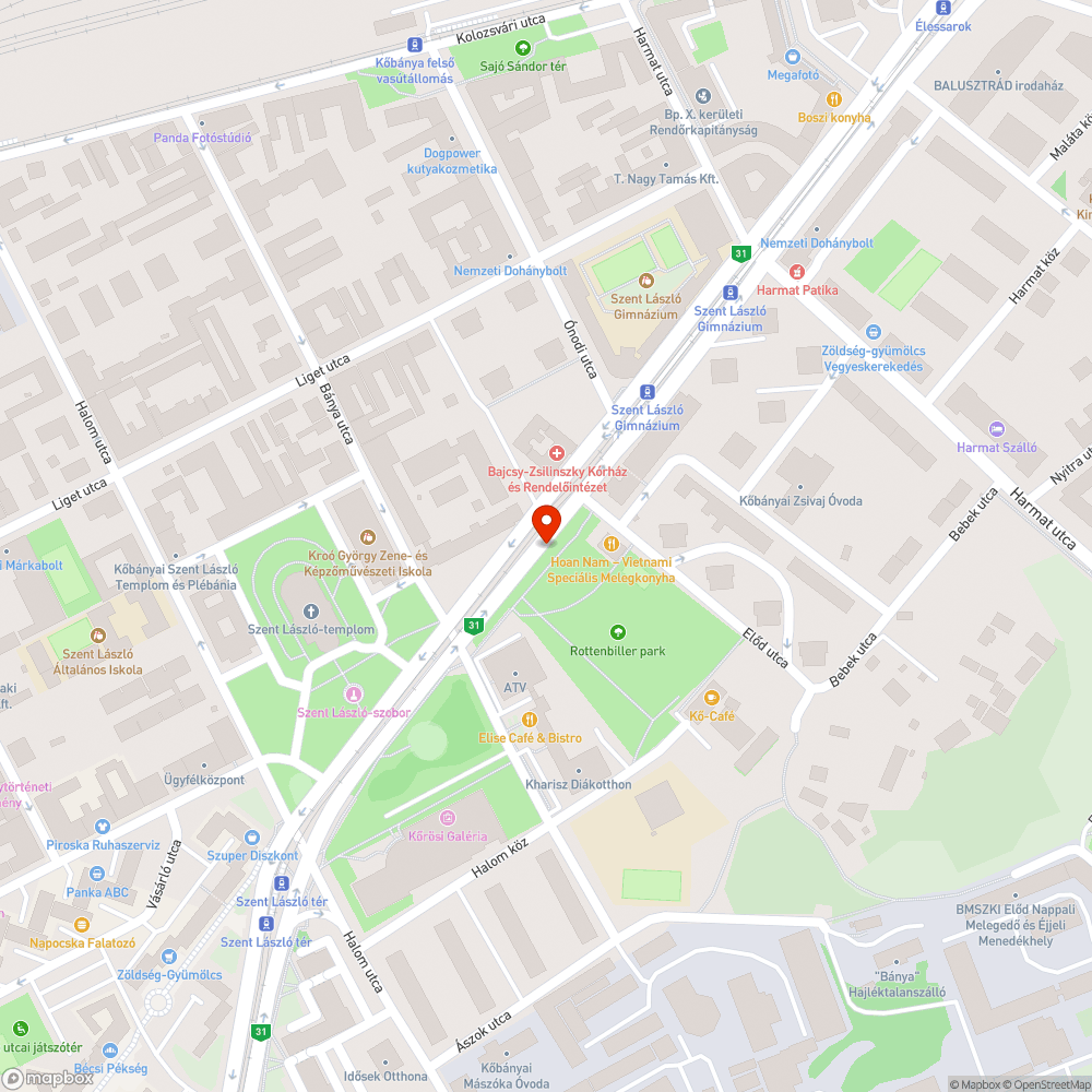 Megsüllyedt fedél bejelentés helye