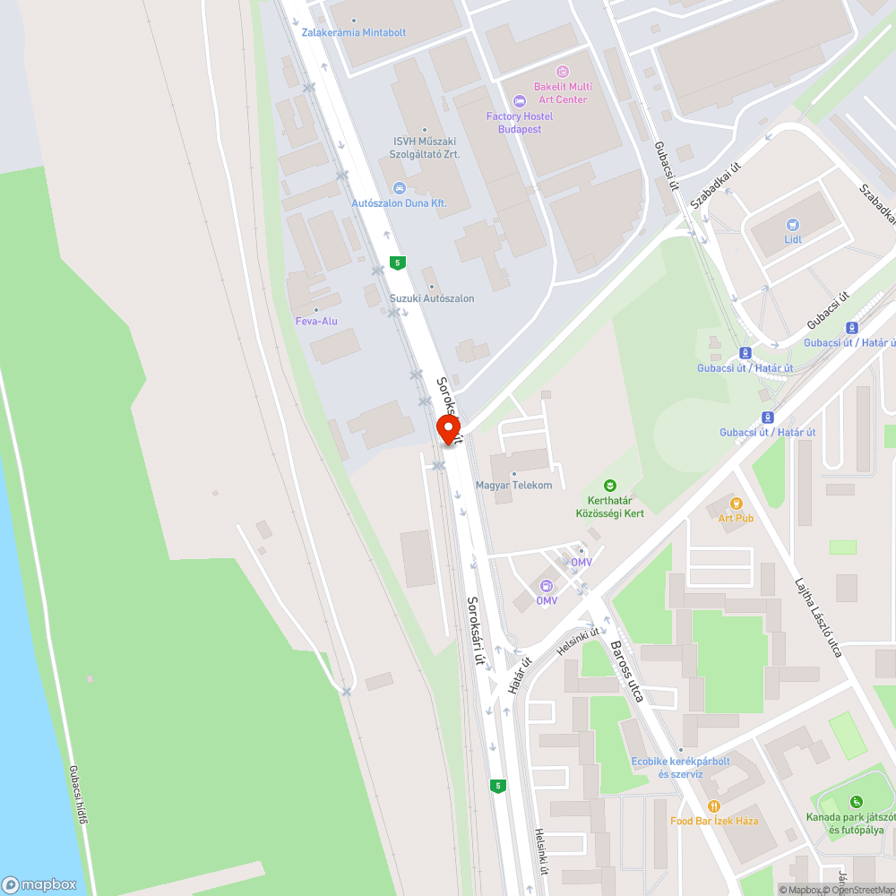 Betontömb bejelentés helye