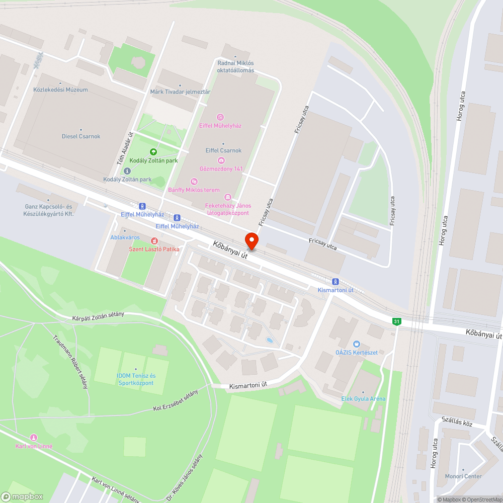 Kivitelezésből egyes bejelentés helye