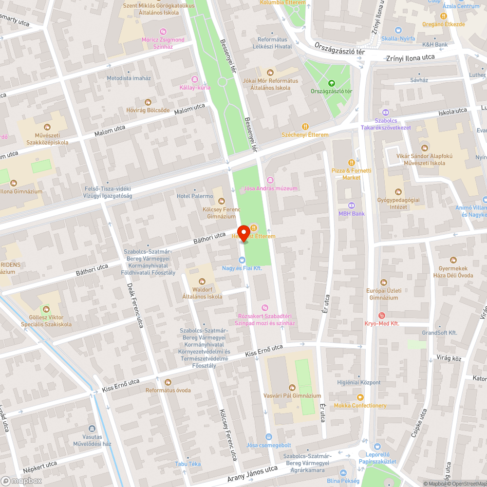 Szabadtéri Színpad bejelentés helye