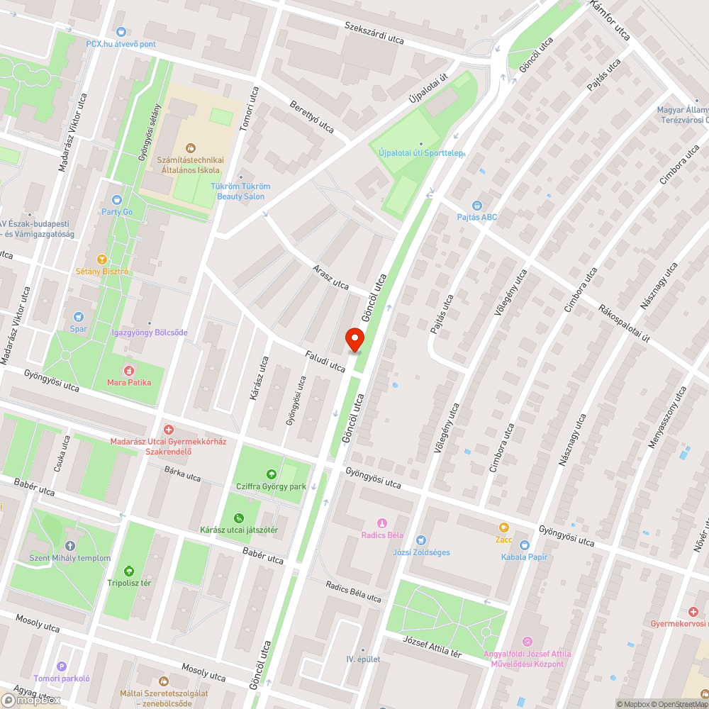 Megsüllyedt burkolat bejelentés helye