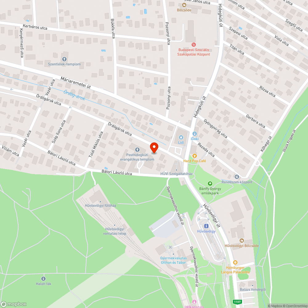 Üritetlen kuka bejelentés helye