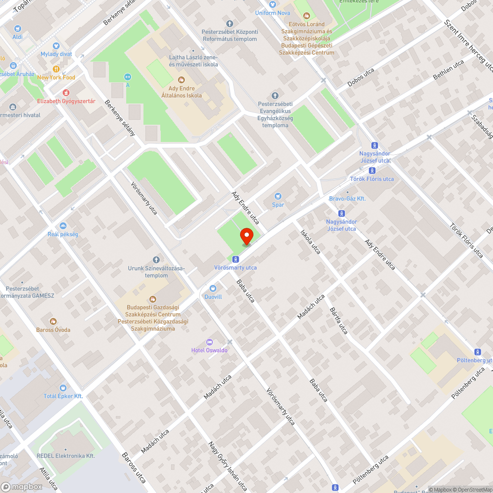 Üres fahelyek bejelentés helye