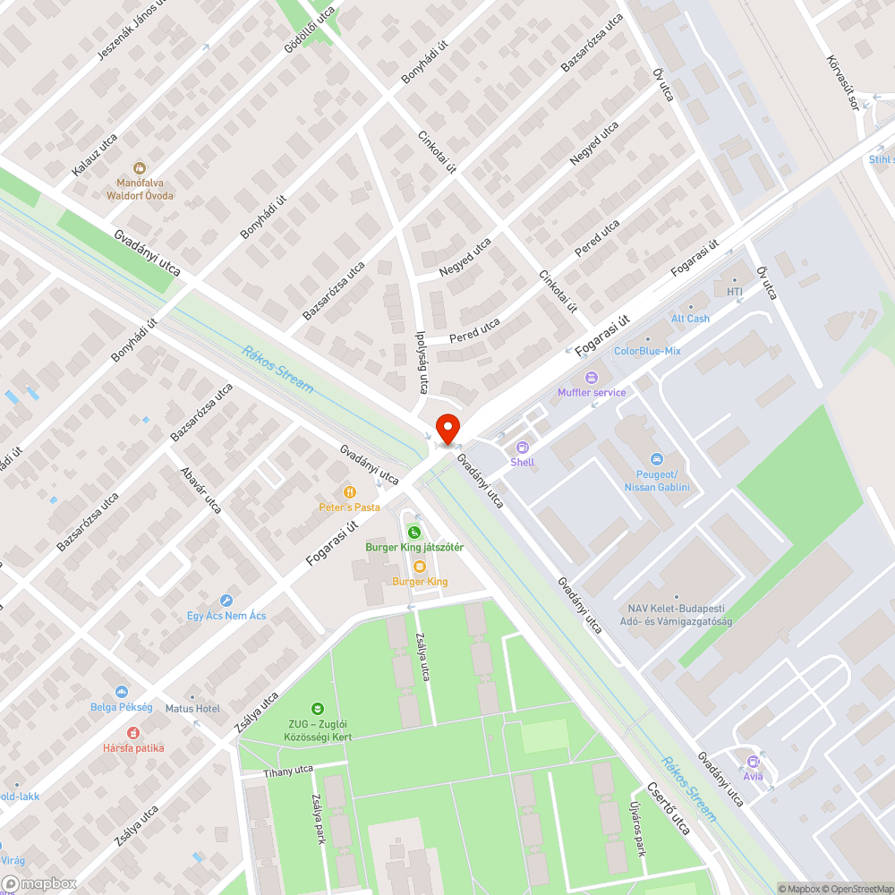 A Fogarasi út állapota kritikán aluli bejelentés helye