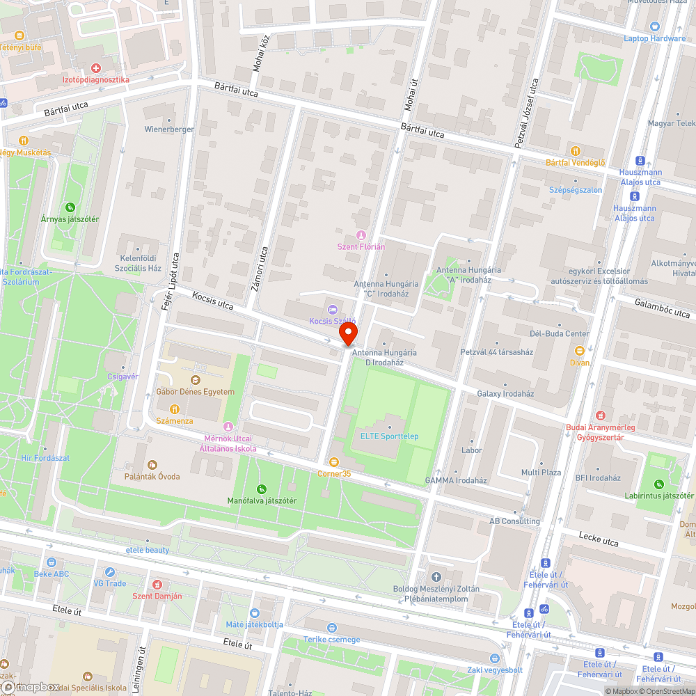 Szelektív hulladékgyűjtő sziget bejelentés helye