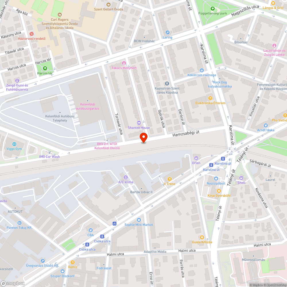 Elhanyagolt megállóhely bejelentés helye