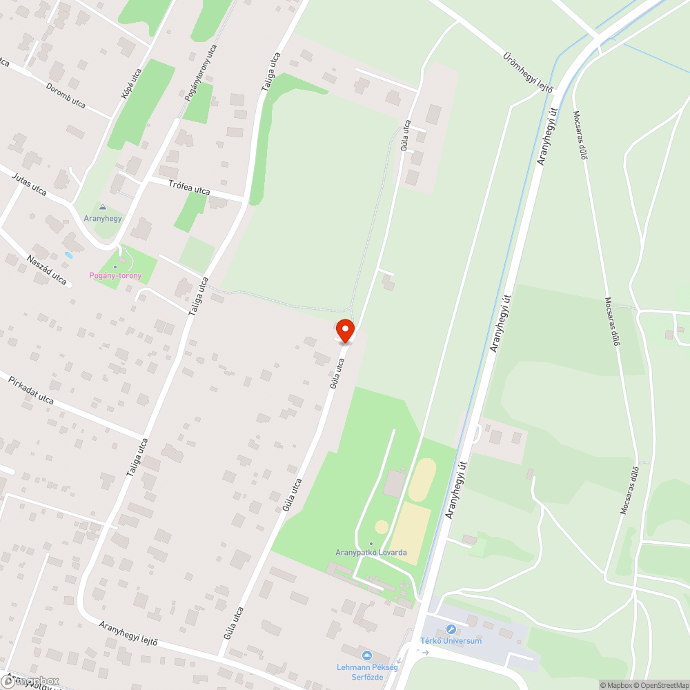 Elhagyott autó bejelentés helye