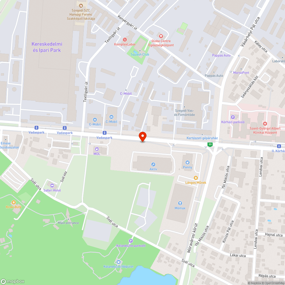 Meghajlott tábla bejelentés helye