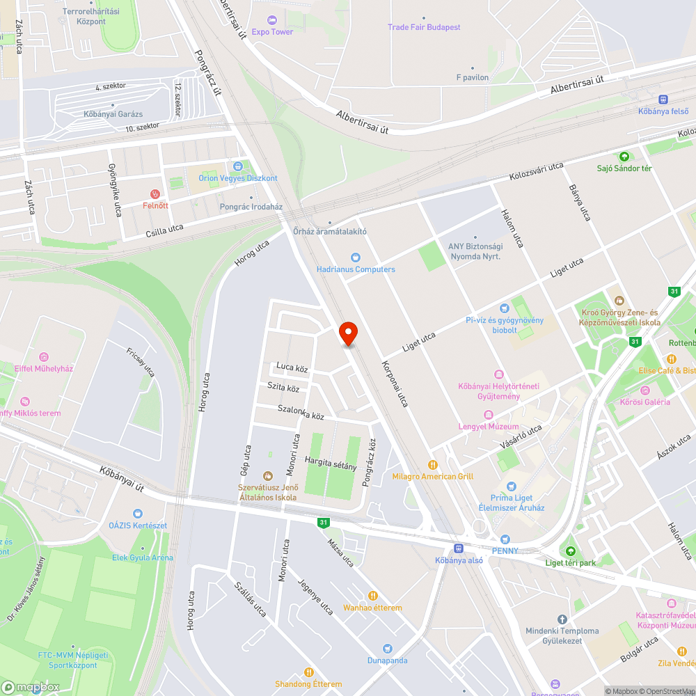 Büdös a buszmegállóban bejelentés helye