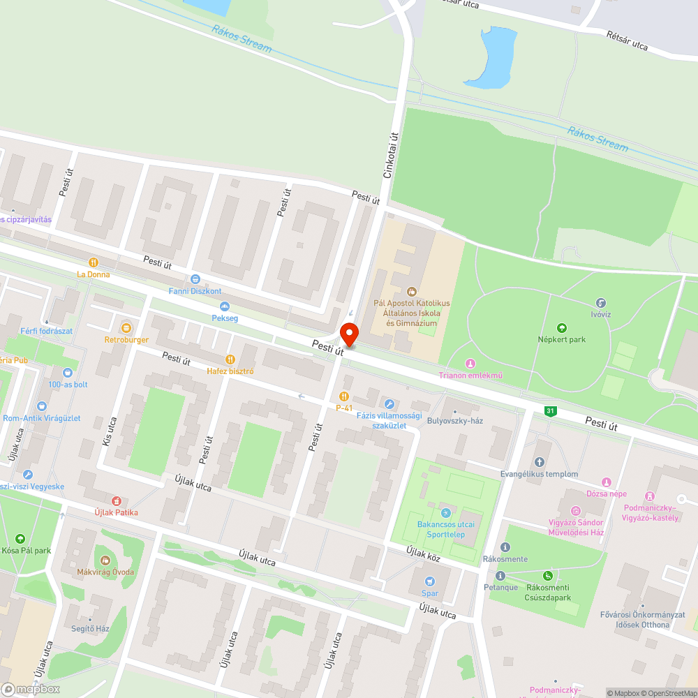 Gyalogátkelő mellett kerékpáros átkelő létesítése bejelentés helye