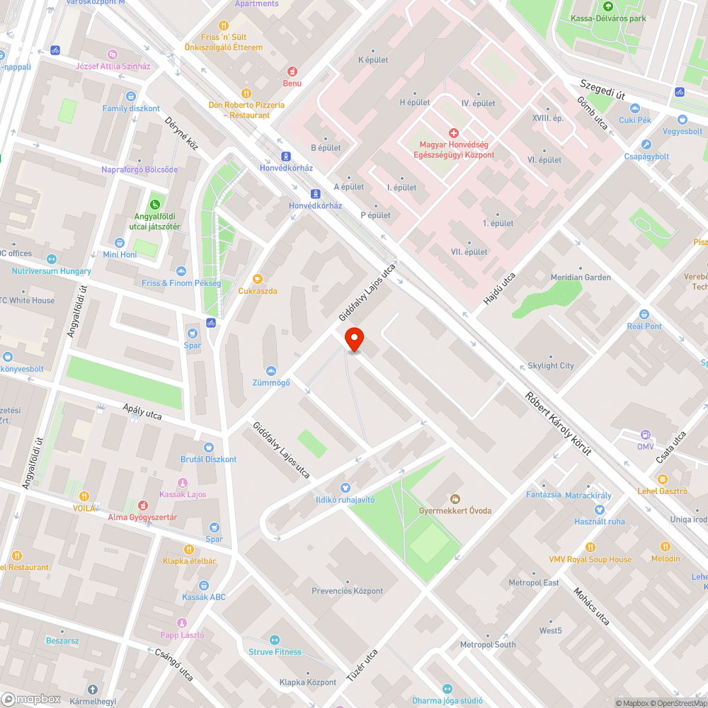 Elhagyott terelok bejelentés helye