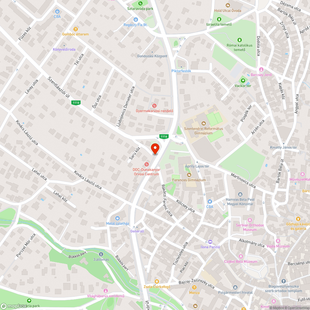 Hiányzó pad bejelentés helye