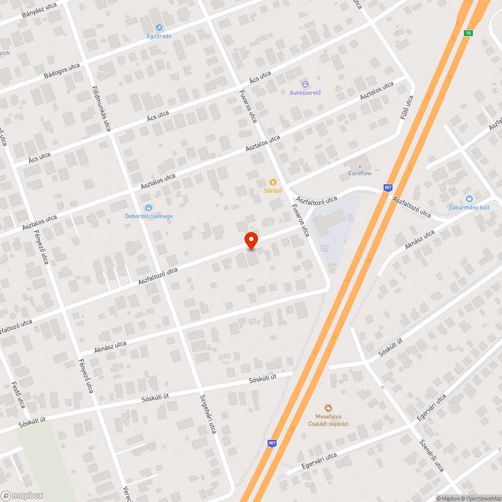 Leszűkült útszakasz a gaz miatt bejelentés helye