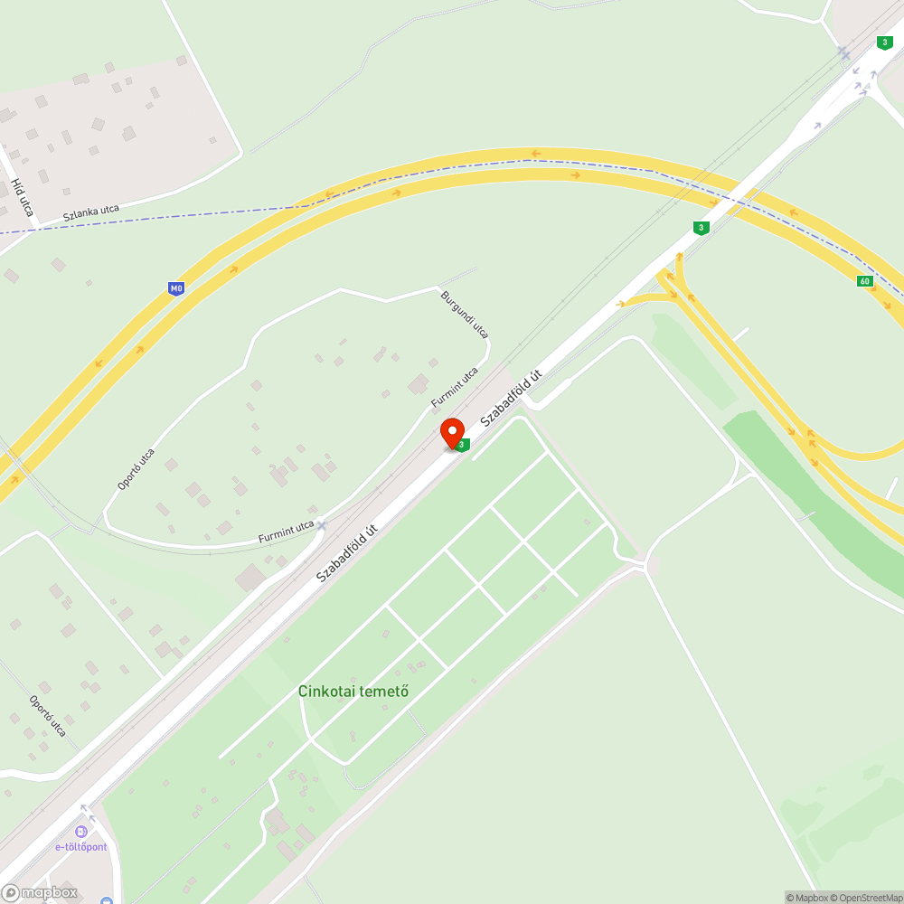 Hiányzó “Budapest” tábla bejelentés helye