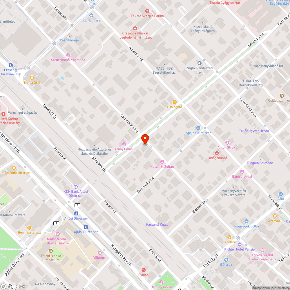 Túl kicsi kuka a Korong utca sarkán II. bejelentés helye