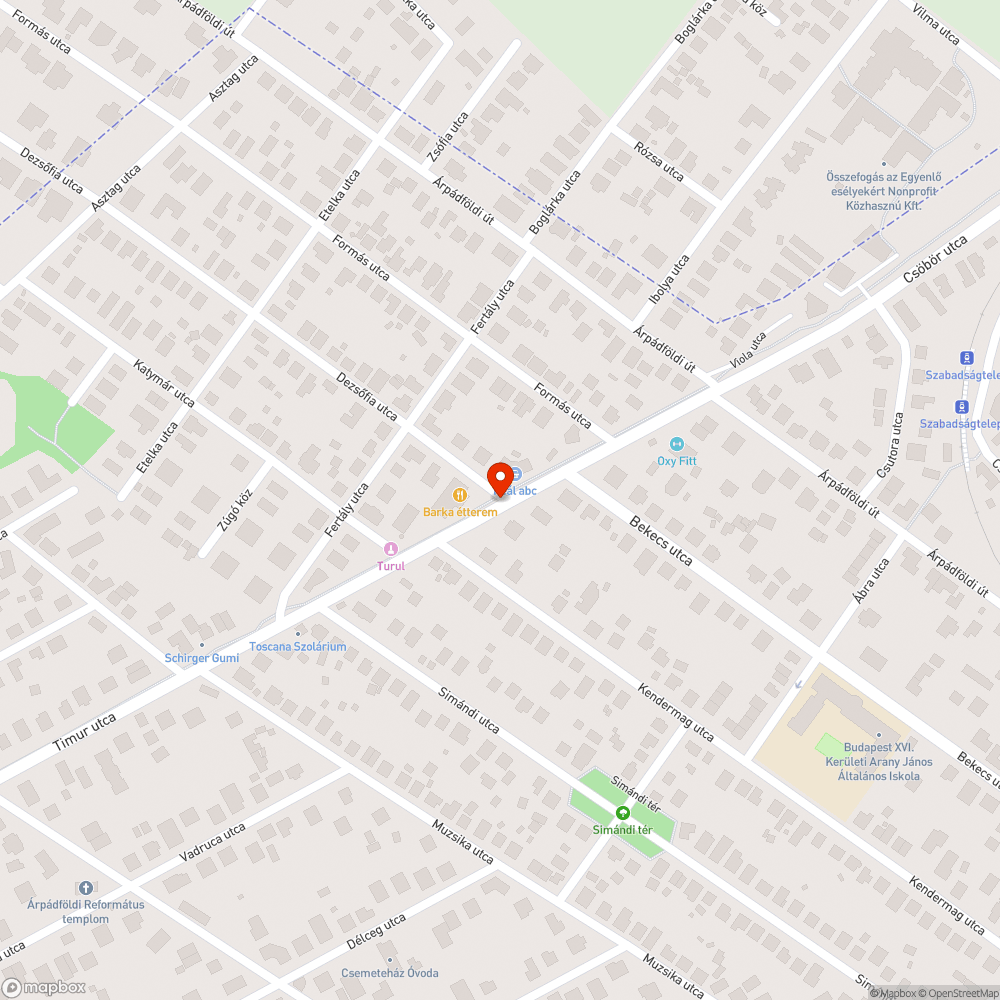 Kidöntött korlát bejelentés helye