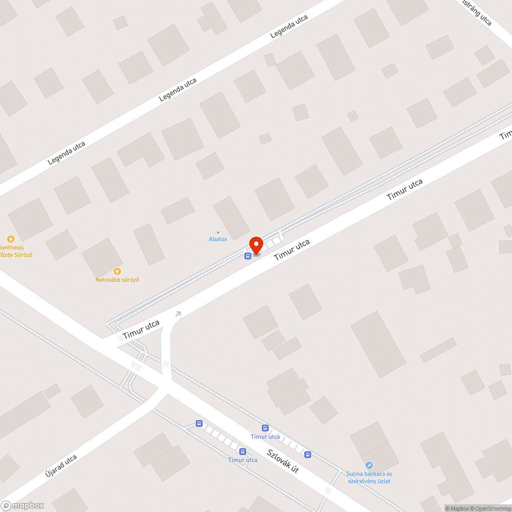 Tele van bejelentés helye