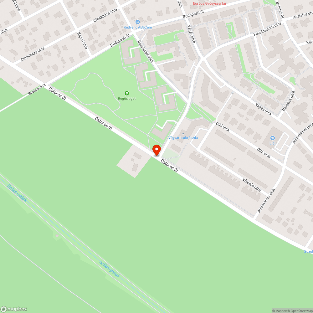 Kisebb erdő bejelentés helye