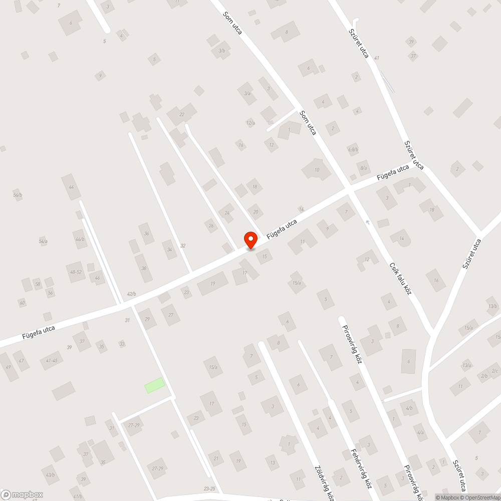 Jelentősen megsüllyedt kanális környék bejelentés helye