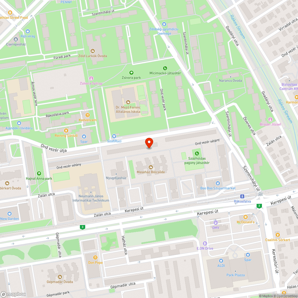 Ferde jelzőtábla bejelentés helye