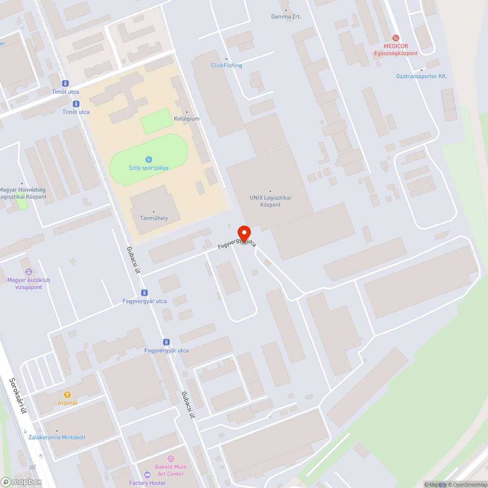 9.ker Fegyvergyár utca, Parkolók felfestése. bejelentés helye