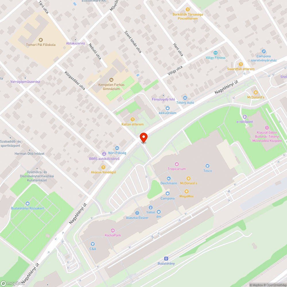 fényterelő bejelentés helye