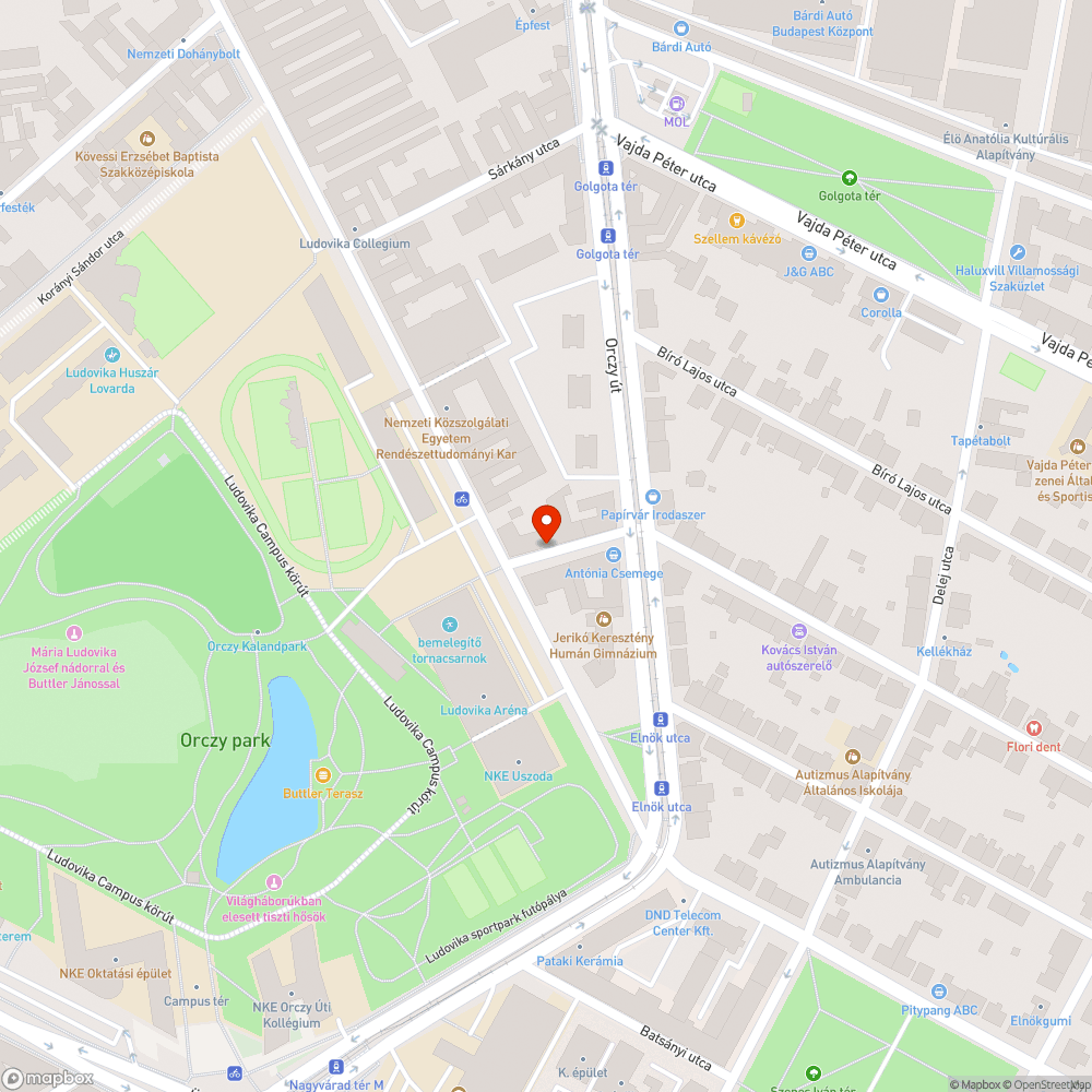 elhagyott autó bejelentés helye