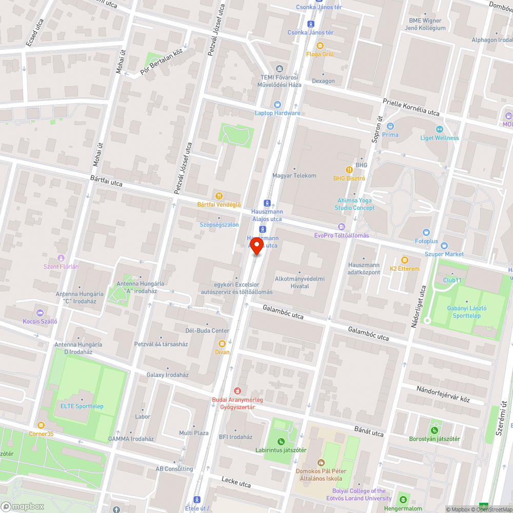 A Fehérvári úti tankcsapdák nyomában... bejelentés helye