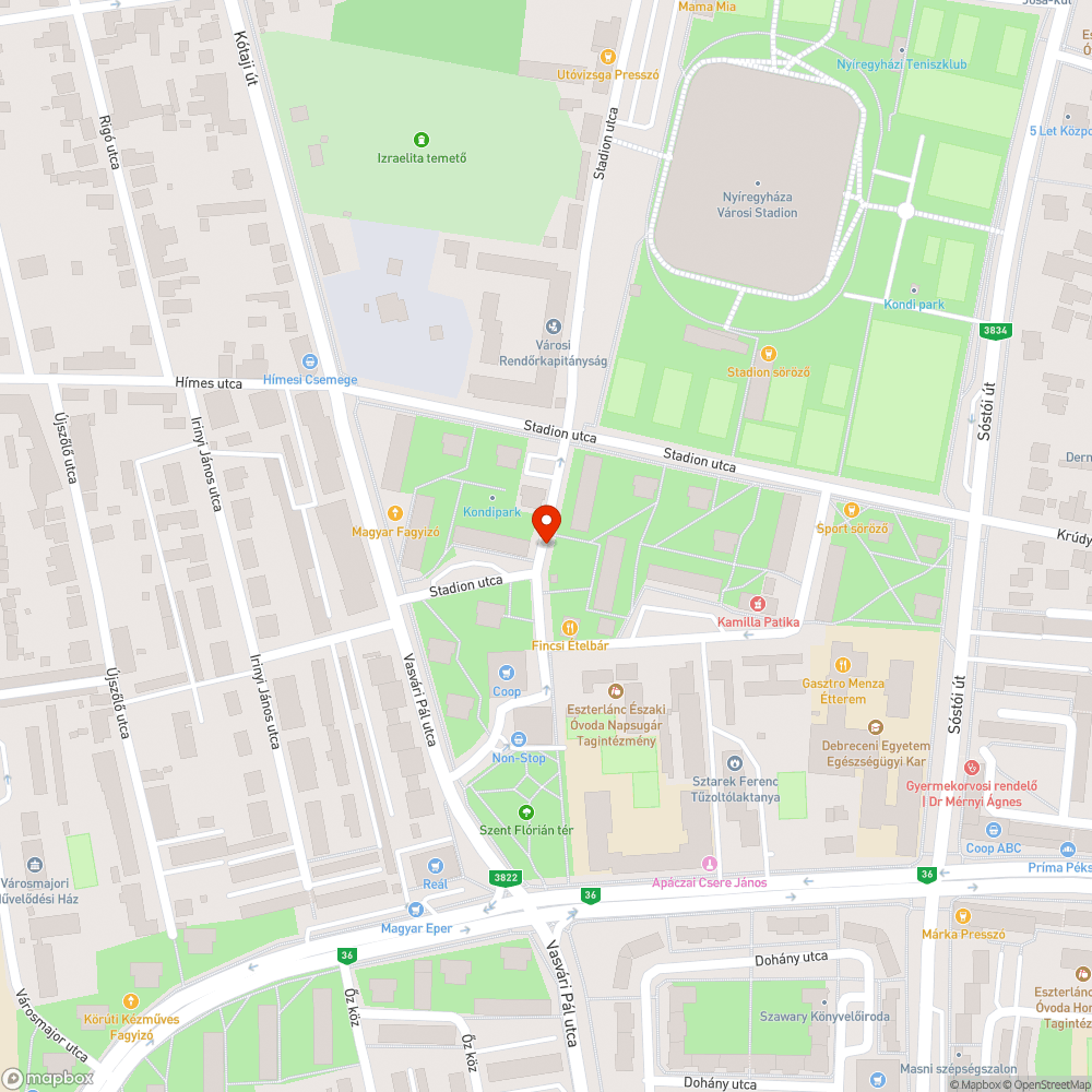 Felmart járda. bejelentés helye