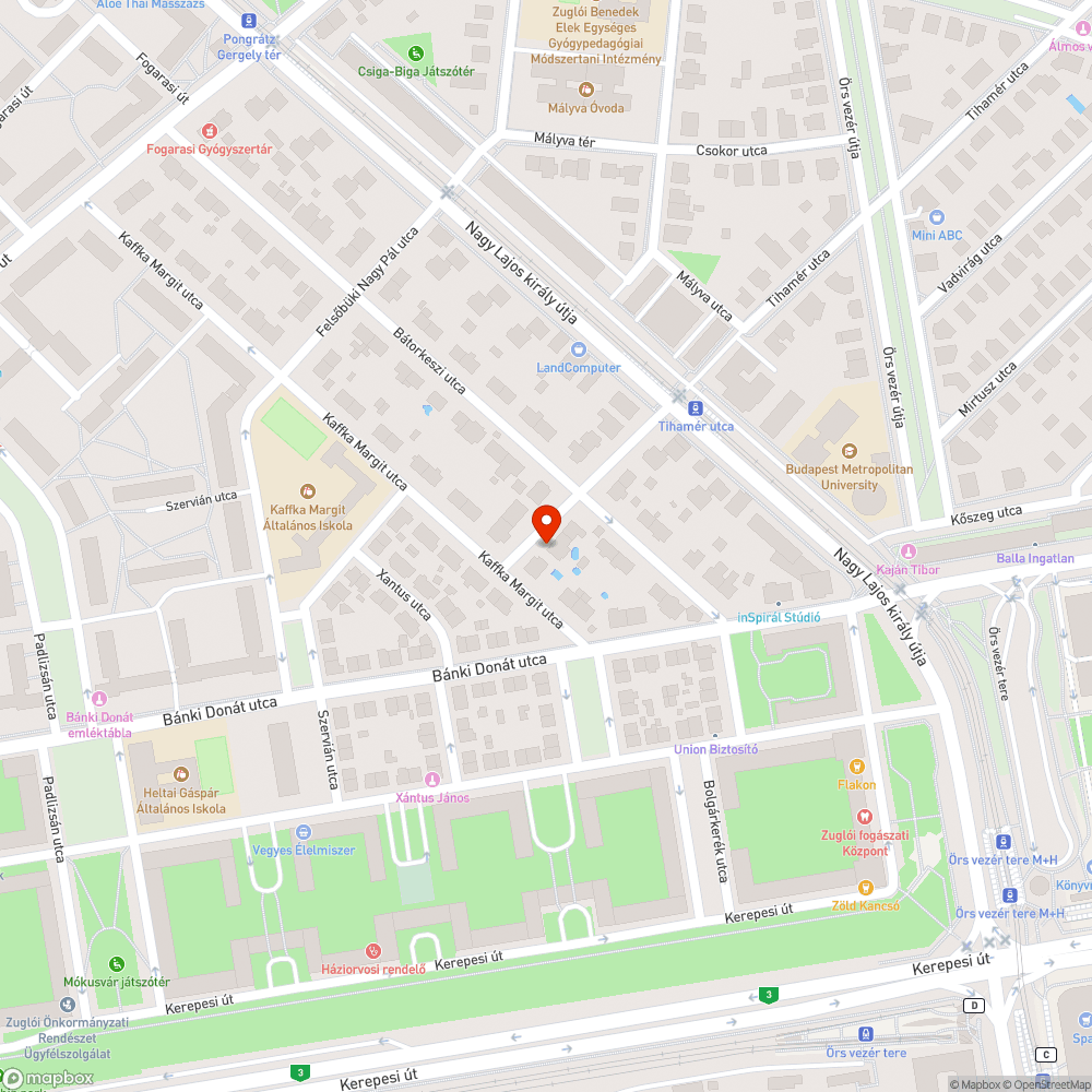 Kàtyù bejelentés helye