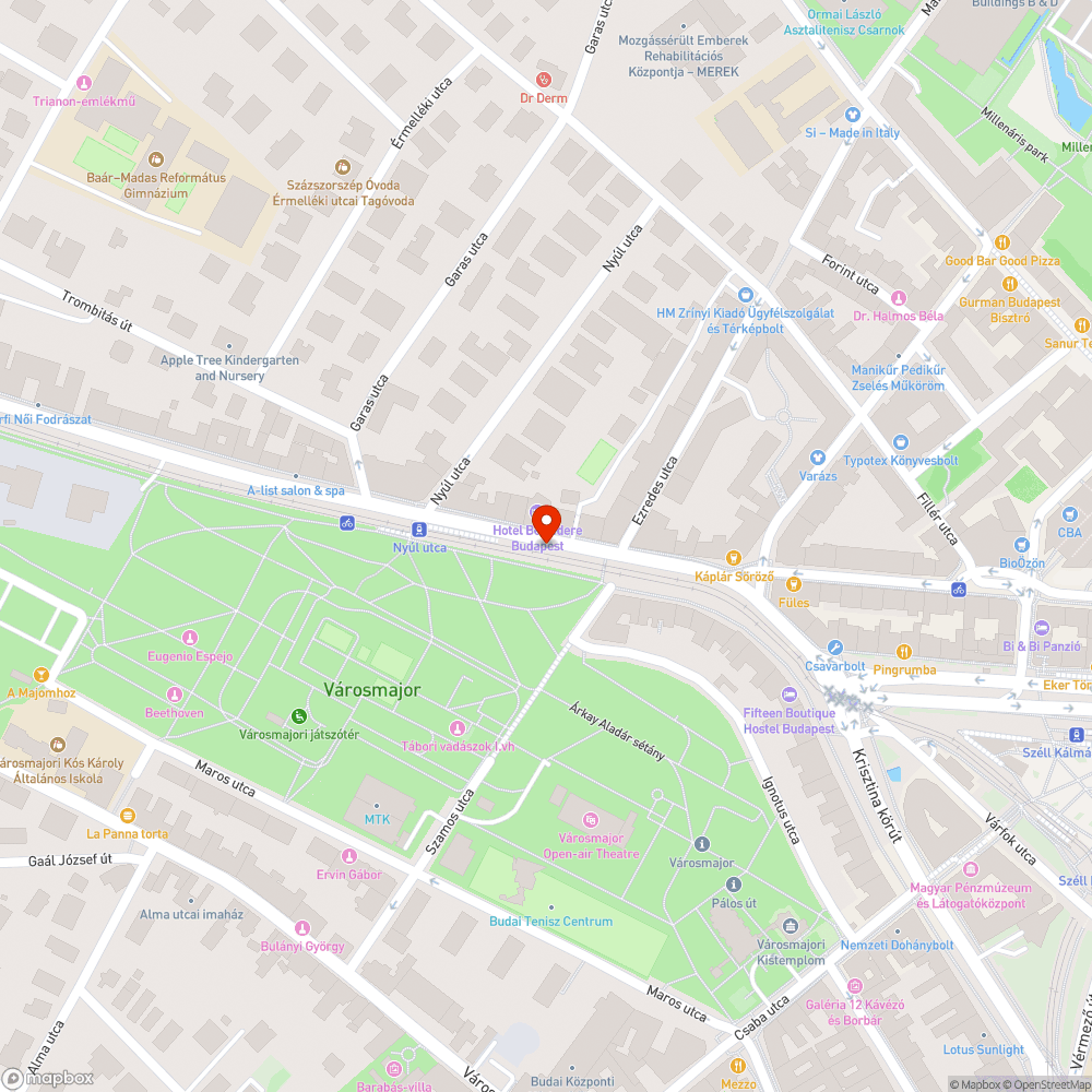 Viharkár/úttorlast bejelentés helye