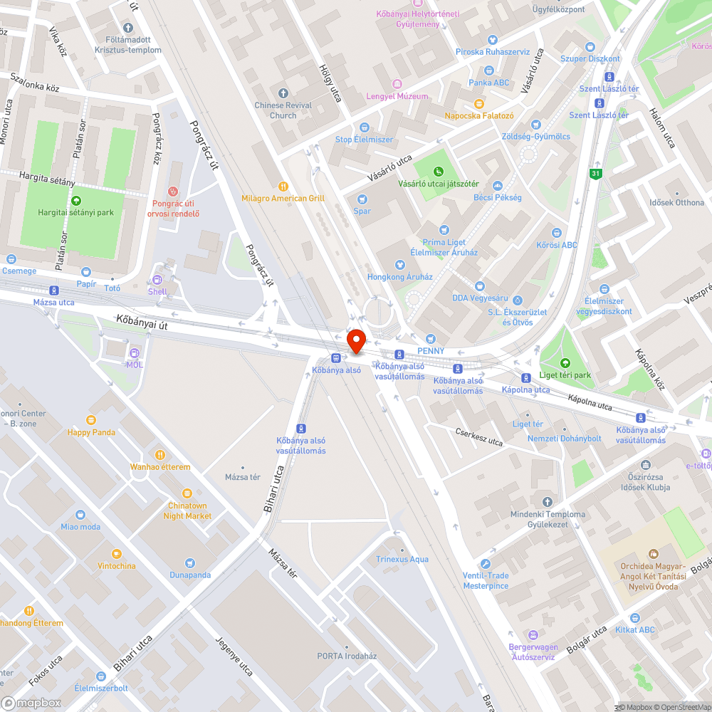 Lebillent fényterelő bejelentés helye