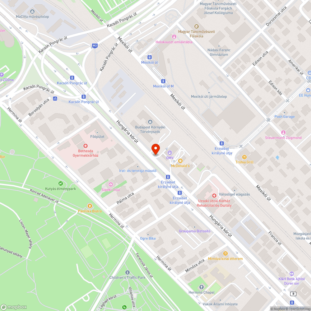 Fedlap no. 1 bejelentés helye