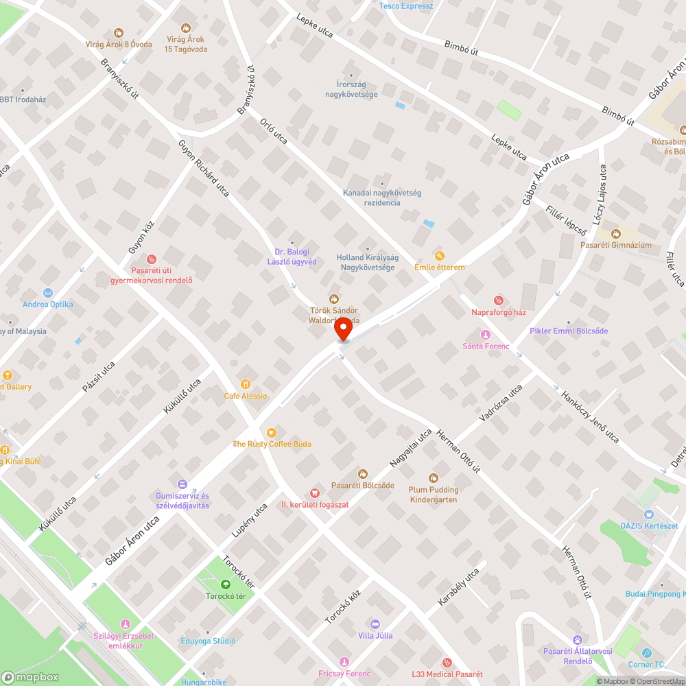 Üres oszlop bejelentés helye