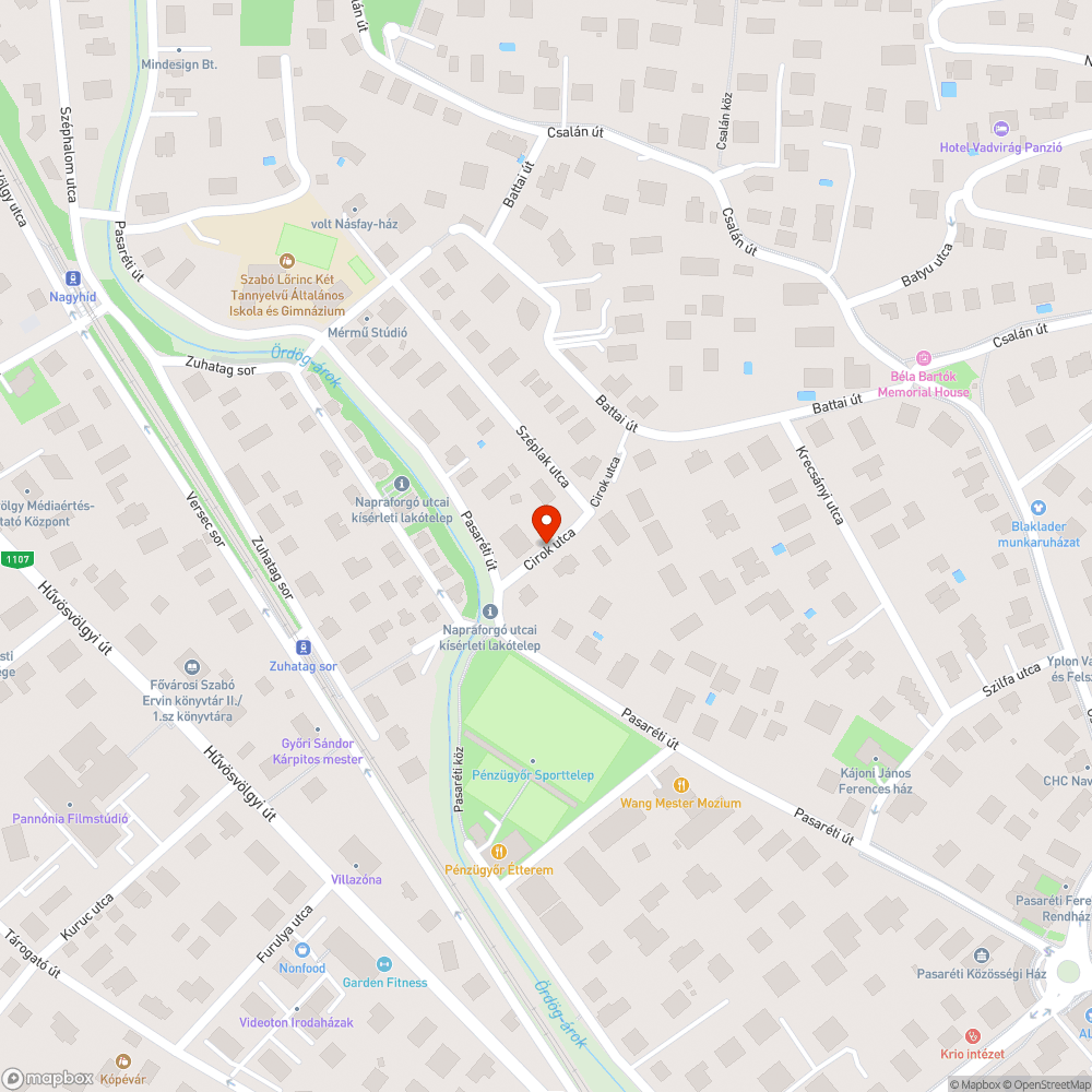 Elhagyott autó bejelentés helye