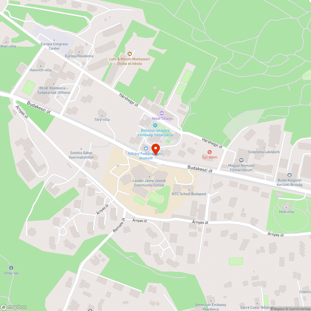 Budakeszi út "Vízművek" buszmegálló akadálymentessége bejelentés helye