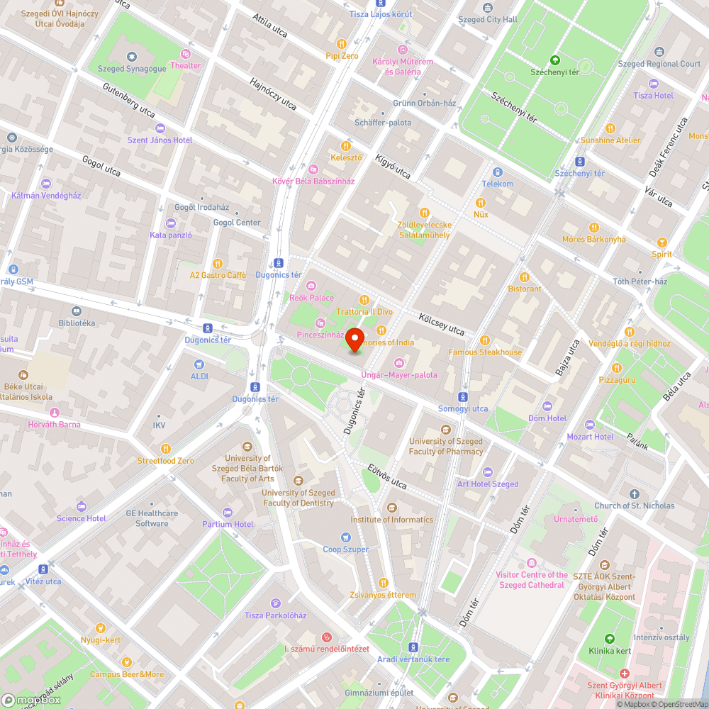 Eldugult lefolyó az ivókútnál - Dugonics tér bejelentés helye