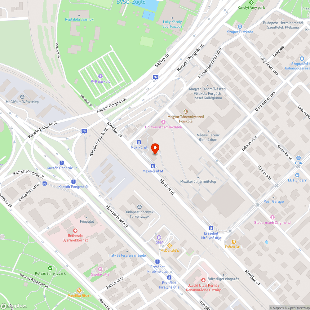 Mexikói úti villamos végállomás mellett felhalmozott szemét bejelentés helye