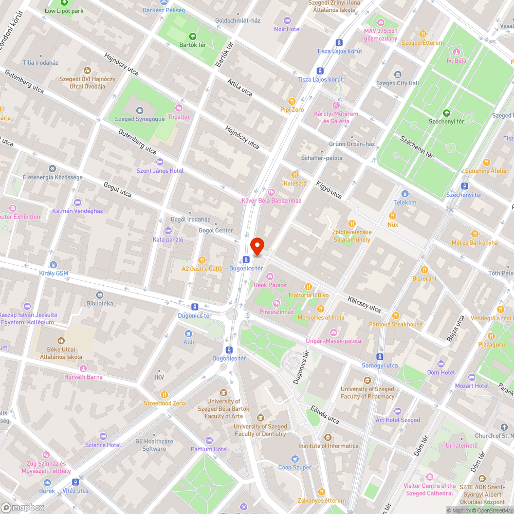 Mozgó padrészek, kopott festés, hibás részek - Szeged, Magyar Ede tér bejelentés helye