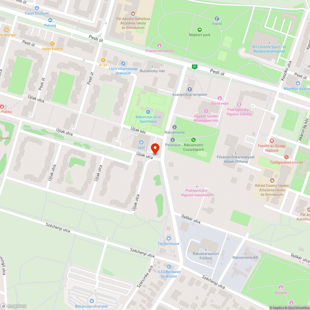 Hatalmas kőtömb bejelentés helye